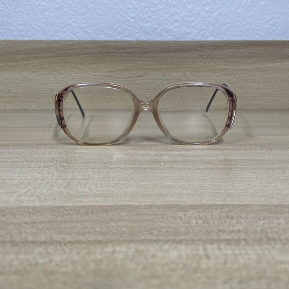 Luxottica Fran 130 Reading Sunglasses Eyeglasses Frames Only Brown Mist - Picture 2 of 7